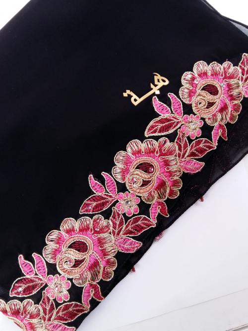 Pink rose pattern sheila- [HS217] 