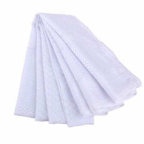 MENS PLAIN WHITE SAUDI SCARF ( HM055) 