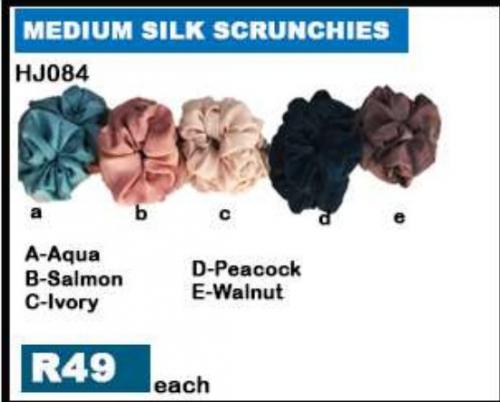 MEDIUM SILK SCRUNCHIES [HJ084] - SOLD OUT 
