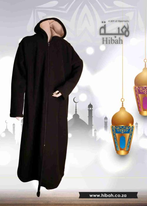 Morrocon Style Burnoose (Black)  ( HM077)   - SOLD OUT 