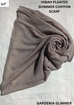 Pleated Shimmer Chiffon - HS012A 